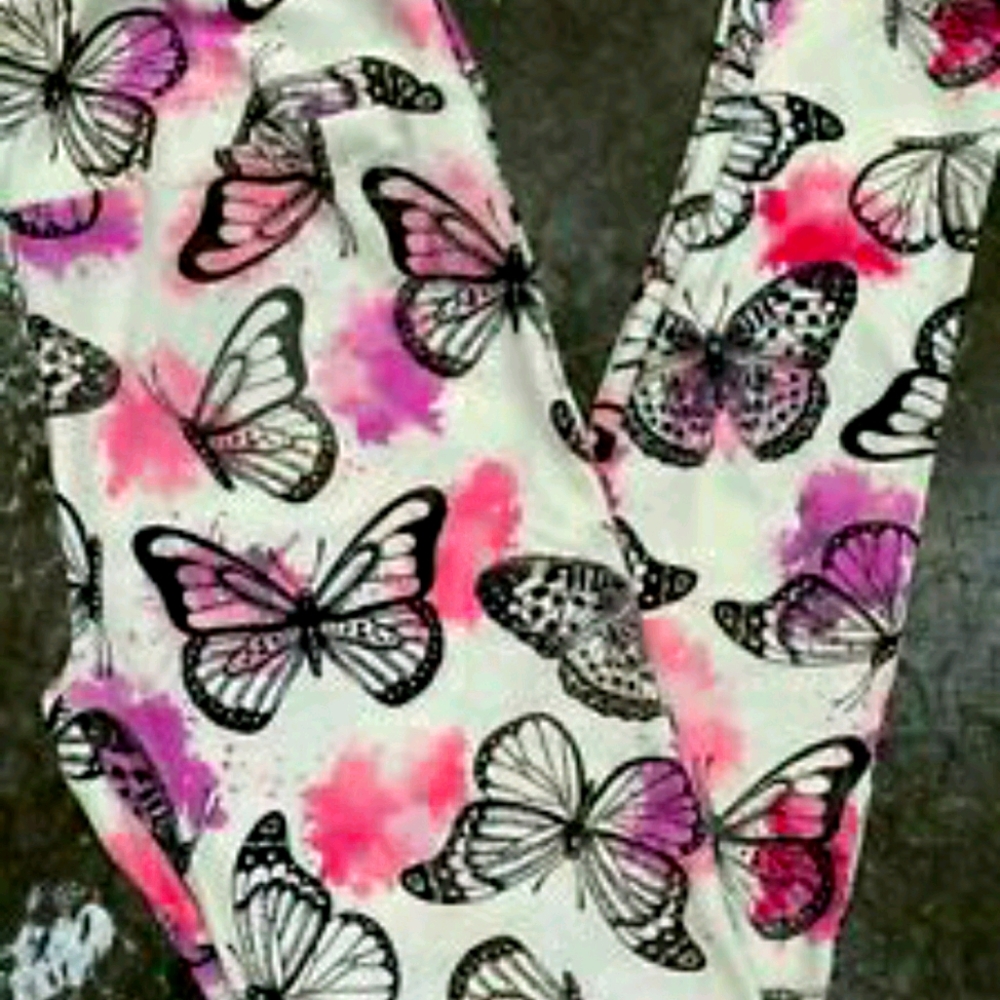 Lularoe butterfly bca leggings TC2